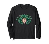 Anime Style Medusa Mythologie Grecque Snake Queen Fantasy Manche Longue