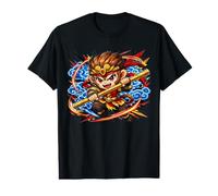 Anime Sun Wukong Monkey King - Voyage vers l'Ouest T-Shirt Graphique avec Valeur