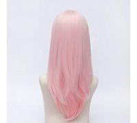 Anime Super Sonico femmes Long rose Cosplay Costume Prop résistant à la chaleur synthétique cheveux perruques casque + perruque gratuite casquette perruque seulement