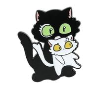 Anime Suzume No Tojimari Daijin Émail Pin Chat, Klein, Métal non précieux