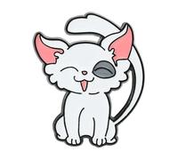 Anime Suzume No Tojimari Daijin Émail Pin Chat, Klein, Métal non précieux