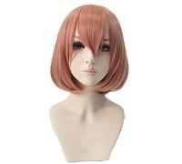 Anime Tachibana Hinat Cosplay Wig Orange Short Hair Heat Synthetic Fiber Hair + Wig Cap