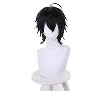 Anime Takt op. Destiny Cosplay Perruque Takt Asahina Noir Cheveux Courts Résistant à la Chaleur Fibre Cheveux + Perruque Bonnet Halloween Fête Homme