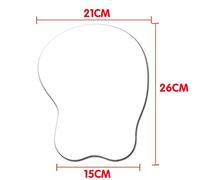 Anime Tapis de Souris 3D Genshin Impact Kamisato Ayaka,support en silicone Tapis de souris en gel mignon avec repose-poignet Tapis de souris 3D antidérapant(I)