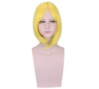 Anime terre de la perruque courte diamant jaune brillant Costume de Cosplay Houseki no Kuni cheveux synthétiques résistant à la chaleur hommes femmes perruques