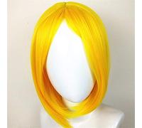 Anime terre de la perruque de diamant jaune brillant Cosplay Houseki no Kuni perruque de cheveux courts Halloween Costume de fête perruques 35 cm