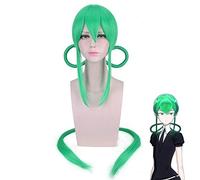 Anime terre de la perruque de Jade brillant Costume de Cosplay Houseki no Kuni femmes vert cheveux synthétiques Halloween fête perruques PL-158