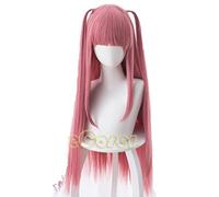 Anime The Quintessential Quintuplets Nakano Nino Perruque longue en fibre résistante à la chaleur pour fille Rose