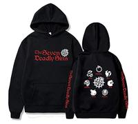 Anime The Seven Deadly Sins Sweat à Capuche à Manches Longues Streetwear Hip Hop Pull pour Unisexe