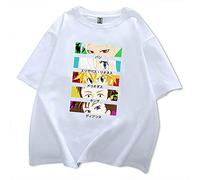 Anime The Seven Deadly Sins T-Shirt Chemisier à Manches Courtes Meliodas Imprimé King T-Shirt de Couple Elizabeth Liones Top Ample à col Rond