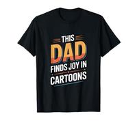 Anime This Dad Finds Joy in Cartoons T-Shirt