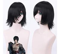 Anime Time Raiders Kylin Zhang perruques cheveux synthétiques courts noirs résistants à la chaleur Kylin Zhang Cosplay Costume perruque + bonnet de perruque PL-466