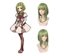 Anime Toilettes Hanako-Kun Wig Nanamine Sakura Cosplay Perruques Vert Tissu Style Synthétique Cheveux Synthétiques Costumes Costume Costume Rôle Play Wigs