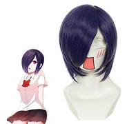 Anime Tokyo Ghoul Cosplay perruques Touka Kirishima Cosplay perruque résistant à la chaleur synthétique perruque cheveux Halloween carnaval fête femmes perruque