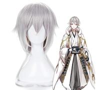 Anime Touken Ranbu Hanamaru Cosplay perruques Tsurumaru Kuninaga Cosplay perruque résistant à la chaleur synthétique perruque cheveux fête d'halloween