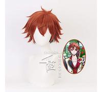 Anime Twisted Wonderland Ace Trappola perruque courte Cosplay Costume résistant à la chaleur cheveux synthétiques hommes femmes perruques QX-735