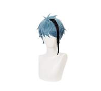 Anime Twisted-Wonderland Floyd Jade perruque courte Cosplay Costume résistant à la chaleur cheveux synthétiques hommes perruques Jade