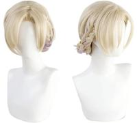 Anime Twisted Wonderland Vil Schoenheit Cosplay Perruque Femmes Mixte Couleur Tressé Postiche Résistant À La Chaleur Synthétique Halloween Party Cheveux Halloween Jeu De Rôle Carnaval