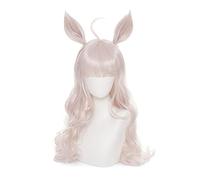 Anime Umamusume Pretty Derby Cosplay Biwa Hayahide Perruque avec oreilles résistantes à la chaleur Cheveux