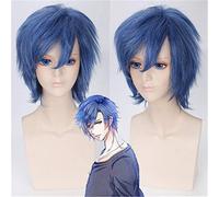 Anime Uta No Prince Sama Ichinose Tokiya Wig Cosplay Costume Mix Blue Fluffy Short Synthetic Hair Halloween Party Wigs Pelucas