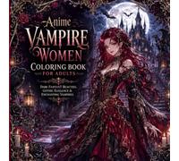 Anime Vampire Women Coloring Book for Adults: Dark Fantasy Beauties, Gothic Elegance & Enchanting Vampires