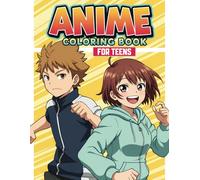 Anime Vibes Coloring Book: Stylish Japanese-Inspired Boys and Girls - 50+ Fun Portrait Pages for Teens to Color and Chill