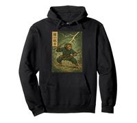 Animé Vintage Martial Singe Warrior Ancient Combat Energy Sweat à Capuche