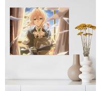 Anime Violet Evergarden Poster,1000 pièces, Bois Adulte Puzzles Puzzles, Bricolage Jeu intellectuel Enfant Cadeau décor à la Maison(75x50cm)-264
