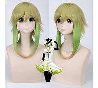 Anime Vocaloid GUMI Megpoid Cosplay perruque vert clair synthétique 60cm cheveux longs Megpoid cosplay perruques + bonnet de perruque taille unique PL-648