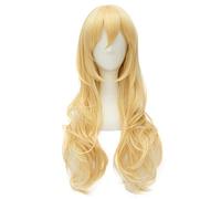 Anime votre mensonge en avril Miyazono Kaori doré longue perruque frisée Cosplay Costume résistant à la chaleur cheveux synthétiques femmes perruques