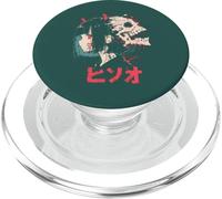 Anime Waifu mignon manga chat fille mignon rétro japonais PopSockets PopGrip pour MagSafe
