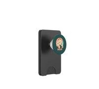 Anime Waifu mignon manga chat fille mignon rétro japonais PopSockets PopWallet pour MagSafe