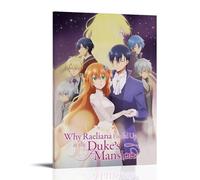 Anime Why Raeliana Ended Up at The Duke's Mansion Manga 1 Poster pour chambre à coucher Décoration esthétique Impression sur toile Art mural 40 x 60 cm Cadre Style 1