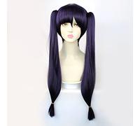 Anime Wig Mona Perruque de cosplay pour Genshin Impact, perruque longue queue de poney, costume d'Halloween, pour Halloween, fête costumée, spectacle d'anime, événement cosplay, concerts, perruque