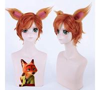 anime wigs cosplay christmas Crazy Animal City Judy Rabbit Nick Nick Fox Anthropomorphic Gorgeous COS Wig Color:PL-456