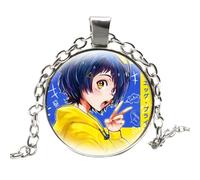 Anime Wonder Egg Priority Collier avec pendentif cabochon en verre pour cosplay Ohto Ai, Verre