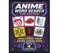 Anime Word Search With Friends: Word Search From The Most Popular Animes up to 4 players compete with Family or Friends.