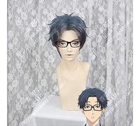 Anime Wotakoi: Love is Hard for Otaku Hirotaka Nifuji Cosplay Wig Short Gradient Color Synthetic Hair Wigs (Only Wig) + Wig Cap