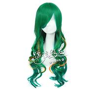 Anime Yowamushi pédale Yuusuke Makishima Yusuke Long vert bleu marron fibre résistante à la chaleur cheveux Cosplay perruques + bonnet de perruque PL-339