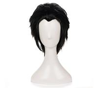 Anime Yuri !!! au LA Glace Katsuki Yuuri Cosplay Perruque Courte Noir Résistant à la Chaleur Syrentique Hair Halloween Partie Anime Costume Wigs