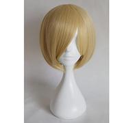 Anime YURI!!! on ICE Yuri Plisetsky Wig Cosplay Costume Men Women Yellow Short Synthetic Hair Party Wigs+Wig cap