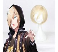 Anime Yuri !!! Perruque de Cosplay sur glace Yuri Plisetsky Yurio perruques de Cosplay résistant à la chaleur synthétique Halloween carnaval fête unisexe perruques