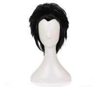 Anime YURI !!! sur glace Katsuki Yuuri Cosplay perruque courte noir résistant à la chaleur Sythentic cheveux Halloween fête Anime Costume perruques KUJ64868
