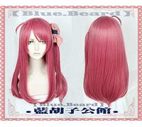 Anime ZOMBIE LAND SAGA Sakura Minamoto Cosplay perruque Halloween 60 cm longue perruque de cheveux raides + casquette de perruque
