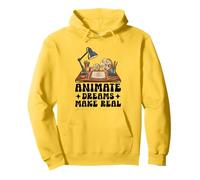 Animez des rêves Créez une véritable animation Dessinez un croquis Animer Sweat à Capuche