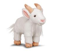 Animigos- Tobar World of Nature White Goat Plush Toy Animal Peluche, 37567, Multi, 24 cm