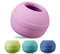 Animire Jouet à lécher interactif durable pour chien, enrichissement en peluche pour garder les chiens occupés, jouet à mâcher oscillant et congelable, de qualité alimentaire (violet pastel, taille M)