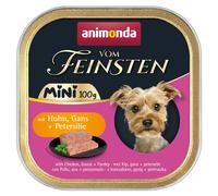 Animonda 100gx32 Vom Feinsten Dog - Adult Mini avec Poulet, Oie & Persil