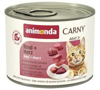 Animonda Carny Adult - Boeuf avec Coeur - 6 x 200 g