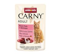 ANIMONDA Carny Adult boeuf, dinde et crevettes 85 g